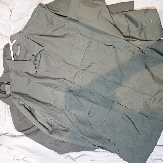 OD ripstop BDU top, surplus
