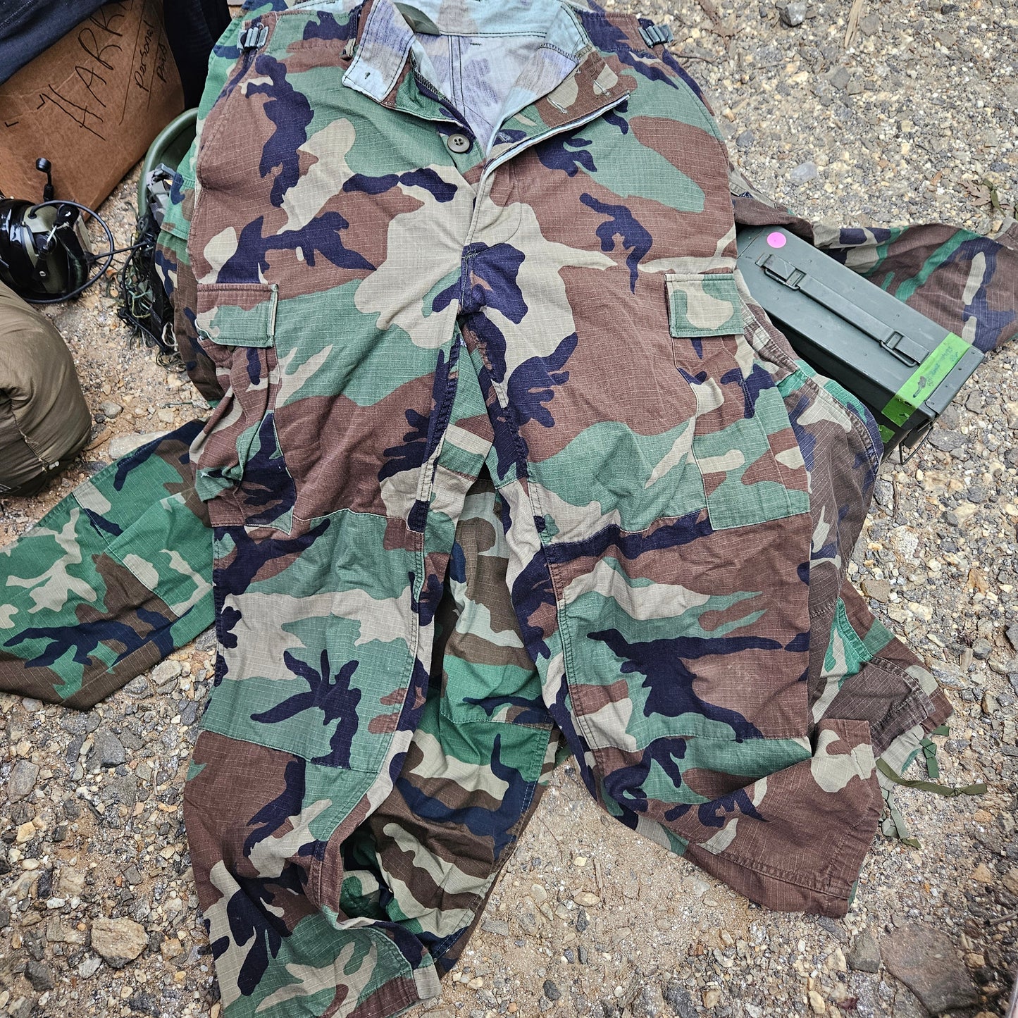 Woodland ripstop BDU pants, Surplus